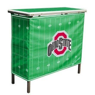 NCAA Ohio State Buckeyes Aluminum High Top Folding Tailgate Table With Carrying Case  Sports & Outdoors