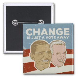 Vintage Obama Campaign Button