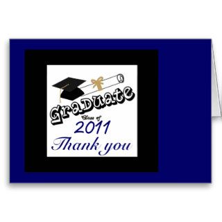 Graduation Diploma Thank You Card