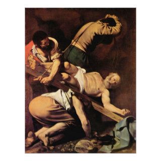 Crucifixion of St. Paul by Caravaggio Poster