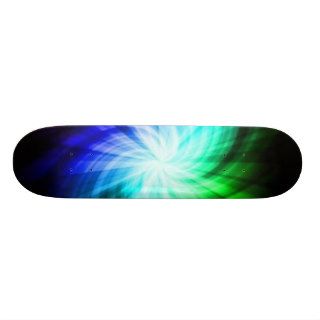 Tricolor Twister Skateboard