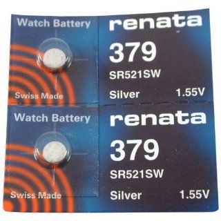 #379 Renata Watch Batteries 2Pcs Watches
