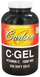 Carlson Labs   C Gel Vitamin C 1000 mg.   250 Softgels