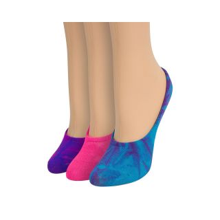3 pk. Liner Socks, Jewel Tone Tie Dye, Womens