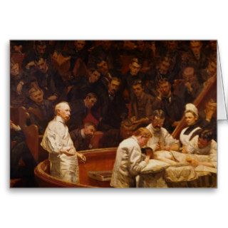 The Agnew Clinic by Thomas Eakins Cards