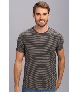 Calvin Klein Jeans Essential Slub Y/D Stripe S/S Crew Neck Mens T Shirt (Black)