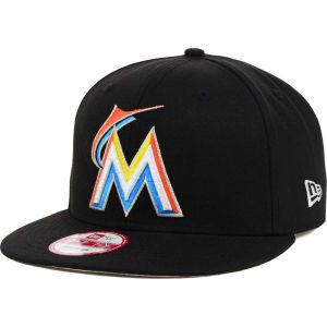 Miami Marlins New Era MLB 2 Tone Link 9FIFTY Snapback Cap