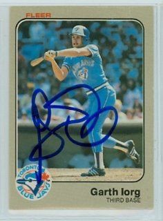 Garth Iorg AUTO 1983 Fleer #430 Blue Jays JSA Pre Cert Set Break Sports Collectibles