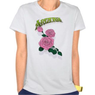 Arizona Pink rose shirt F/B