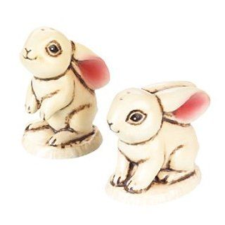 Bunny Rabbit Salt and Pepper Shakers Set Kitchen & Dining