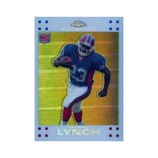 2007 Topps Chrome White Refractors #TC182 Marshawn Lynch/869 Sports Collectibles