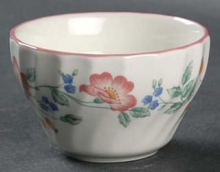 Churchill China Briar Rose Open Sugar Bowl, Fine China Dinnerware   Pink, Purple