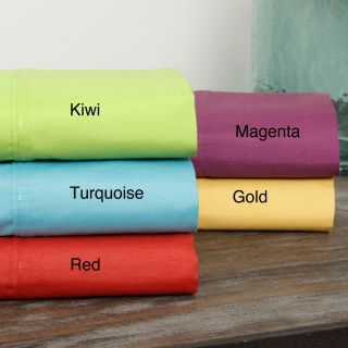 Bright Cotton Blend Percale Sheet Set Sheets