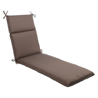 Outdoor Chaise Lounge Cushion   Taupe Forsyth Solid