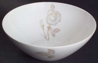 Rosenthal   Continental Classic Rose (White Rose, Brown Leaves) Individual Salad