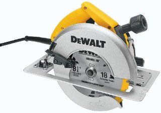 DEWALT DW384 8 1/4 Inch Circular Saw with Brake and Rear Pivot Depth of Cut Adjustment   Power Circular Saws  