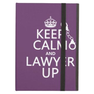 Keep Calm and Lawyer Up (any color) iPad Cases