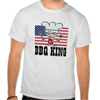 Patriotic bbq king t shirt