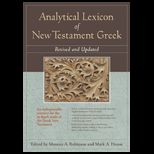 Analytical Lexicon of New Test. Greek