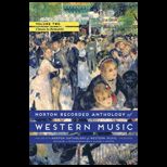 Norton Recorded Anthology of Western Music  V2 DVDs