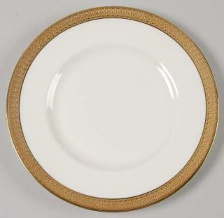 Royal Doulton Holyrood Salad Plate, Fine China Dinnerware   Gold Encrusted Brdr