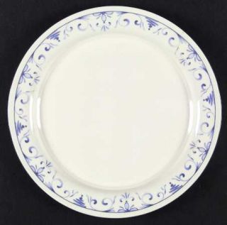 Lenox China Country Blue Dinner Plate, Fine China Dinnerware   Chinastone, Blue