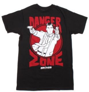 Archer Danger Zone T Shirt Size  X Small Novelty T Shirts Clothing