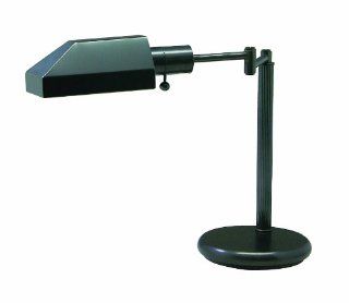 House of Troy D435 91 J Home/Office Collection 13 1/2 Inch Swing Arm Desk Lamp with Cylindrical Metal Shade, Oil Rubbed Bronze    