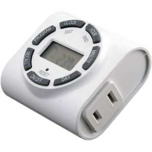 GE 7 Day Indoor In Wall Digital Timer 15089