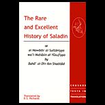 Rare and Excellent History of Saladin