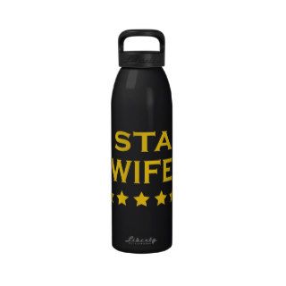 Wives Birthdays Valentines  Five Star Wife Water Bottle