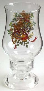 Mikasa Holiday Season Glassware Hurricane Lamp, Fine China Dinnerware   Stonewar