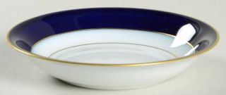 Haviland Turenne Cobalt Blue Fruit/Dessert (Sauce) Bowl, Fine China Dinnerware  
