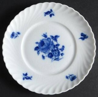 Royal Tettau Copenhagen Rose Bread & Butter Plate, Fine China Dinnerware   Blue
