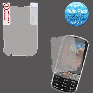 MyBat Samsung M390 Screen Protector Twin Pack   Retail Packaging   Clear Cell Phones & Accessories
