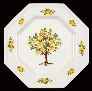 Johnson Brothers Lemon Tree Salad Plate, Fine China Dinnerware   Heritage Shape,
