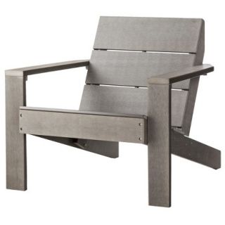 Threshold Gray Wood Adirondack Chair Patio Furniture, Bryant Collection