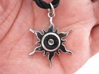 Evil Eye Sun Pendant Necklace Jewelry