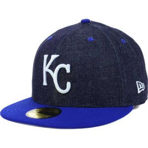 Kansas City Royals New Era MLB Team Color Denim 59FIFTY Cap