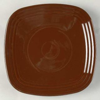 Homer Laughlin  Fiesta Chocolate (Newer) Square Luncheon Plate, Fine China Dinne