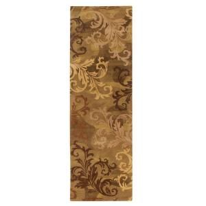 Home Decorators Collection Symphony Sage and Green 2 ft. 9 in. x 14 ft. Runner 8768545620