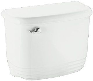 Sterling 404522 U 0 Riverton Insulated Tank with Chrome Trip Lever, White   Toilet Water Tanks  