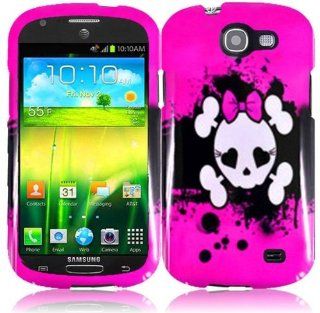 Samsung Galaxy Express i437 ( AT&T ) Phone Case Accessory Fascinating Pinky Skull Hard Snap On Cover with Free Gift Aplus Pouch Cell Phones & Accessories
