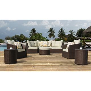 Sirio Wicker Resin 8 piece Outdoor Furniture Set Sirio Sofas, Chairs & Sectionals