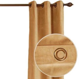Home Decorators Collection Kavita Taupe Grommet Curtain 91289