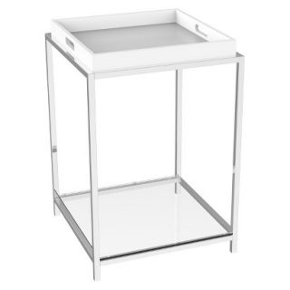 End Table Convenience Concepts End Table   White