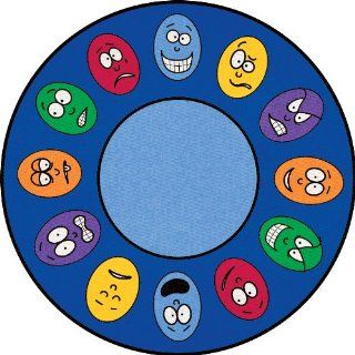 Learning Carpets CPR437   Expressions Round, Large Toys & Games