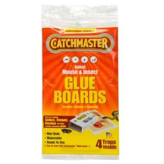 Catchmaster 4 Pack Baited Mouse & Insect Glue Boards (Case of 18) 1872SD