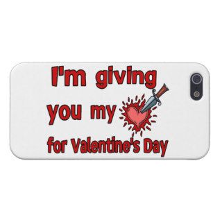 Giving You My Heart For Valentine's Day iPhone 5 Covers