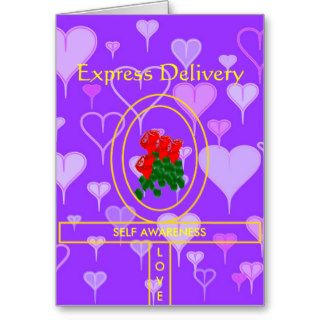 Express Delivery   How Were You Made? Greeting Card